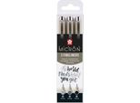 Sakura POXSDK3B Sakura Pigma Micron Fineliner-Set Farbsortiert 0,45 Mm, 3 St.