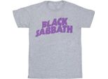 Black Sabbath - Maglietta Logo Per Bambini RO553 (146-152) (Grigio Screziato)