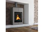 Termocamino Hs Flamingo Aquaflam Vario Saporo 11 Kw - Grigio (Senza Scambiatore)