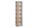 Scaffale Alto Reni - Grigio Perla / Rovere Artigianale