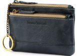Bruno Banani Pelle Caso Chiave Key Case Black Nero