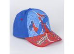 Berretto Estivo Spiderman - Berretto Per Bambini Con Stampa E Protezione Uv Blu