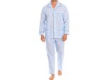 Pigiama Da Uomo Kisses&Love In Popeline Di Cotone KLP5