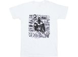 Batman - Maglietta "Scribbler"" Per Uomo/Donna Unisex RO10948 (Xxl) (Bianco)"
