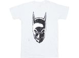 Batman - Maglietta "Snarl"" Per Uomo/Donna Unisex RO10949 (Xl) (Bianco)"