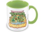 Teenage Mutant Ninja Turtles - Tazza Da Caffè "Classic Cowabunga"" PM6150 (Taglia Unica) (Verde/Bianco)"