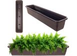 Kadax Fioriera Da Balcone 80Cm Moka