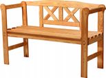 Panca Da Giardino Kadax, Cassapanca Da 120X47X81,5 Cm In Fibra Di Legno (119 Cm/Marrone/X)