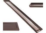 Kadax Portavaso 80 Cm Vassoio Rettangolare In Plastica Moka
