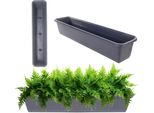 Kadax Fioriera Da Balcone 80 Cm Antracite