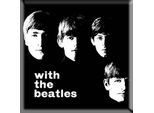 The Beatles - Magnete Da Frigo "Con I Beatles"" RO11286 (Taglia Unica) (Nero/Bianco)"