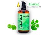 Vedique Remedies Brahmi Mind Oil | 100 Ml (3,38 Fl Oz) | Olio Ayurvedico Per Il Massaggio Della Testa | Profondamente Lenitivo, Rilassante E Nutriente | Tutto Naturale