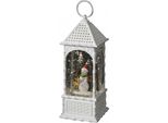 Konstsmide 4305-200 Led Lanterna Ad Acqua Decorazione Pupazzo Di Neve Bianco-Argento