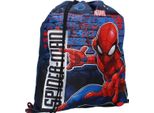 Borsa Da Ginnastica Spiderman 44X36 Cm Con Coulisse E Spallacci Regolabili Per Bambini