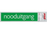 Percorso Alulook 165 X 44 Mm Adesivo Uscita Di Emergenza Verde Pickup - Pickup