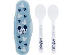 Set Di Cucchiai Per Bambini Disney Mickey Mouse Con Custodia Da Viaggio A 2 Pezzi