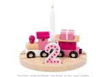 Trenino Di Compleanno Goki "Lille"" - Numeri Da 1 A 6 Nessun Giocattolo Rosa"