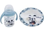 Set Regalo Per Bambini Disney Topolino 3 Pezzi - Tazza, Ciotola E Cucchiaio Con Motivo Minnie