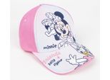 Cappellino Estivo Disney Minnie Mouse - Cappellino Per Bambini Con Stampa E Protezione Uv Rosa