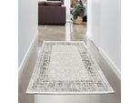 Tappeto Orientale In Lana Vintage, Morbido E Di Facile Manutenzione, Elegante E Senza Tempo, Per Soggiorno E Camera Da Letto In Grigio Dimensioni - 80 X 150 Cm
