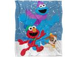 Sesame Street - Coperta "Amici Pelosi"", Neve TV18918 (Taglia Unica) (Colorato)"