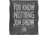 Game Of Thrones - Coperta "You Know Nothing"" TV18934 (Taglia Unica) (Colorato)"