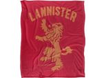 Game Of Thrones - Coperta "Lannister"", Stemma TV18935 (Taglia Unica) (Colorato)"