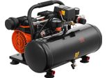 Compressore D'aria Succebuy, Serbatoio In Acciaio Da 2 Galloni, 1 Hp, 2,5 Cfm, 8 Bar, Compressore D'aria Senza Olio E Pressione Massima Di 120 Psi, 81 Db, Compressore Portatile Ultra-Silenzioso Per Riparazioni Auto, Gonfiaggio Pneumatici
