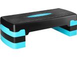 Stepper Aerobico AS002 Nero/Menta, Regolabile In Altezza