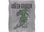 Il Signore Degli Anelli - Coperta "Il Drago Verde"" TV18946 (Taglia Unica) (Colorato)"