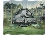 Jurassic World - Coperta, Modello Recinto Di Filo Metallico TV19488 (Taglia Unica) (Bianco)