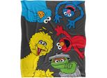 Sesame Street - Coperta, Posa Di Gruppo TV19057 (Taglia Unica) (Colorato)