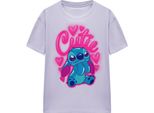 Lilo & Stitch - Maglietta "Cutie"" Da Donna TV19820 (S) (Lavanda)"