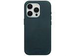 Cover Per Iphone 15 Pro - Vera Pelle - Custodia Rigida/Copertura Posteriore Accezz - Verde
