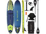 Aqualust 12.0 Isup Board Stand Up Paddle Surfboard Set Completo Gonfiabile 365Cm - Contenuto: Set Di Tavole+ Pagaia Kayak+Sedile
