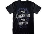 Something Different - Maglietta "The Creepier The Better"" Per Uomo/Donna Unisex SD10124 (S) (Nero)"