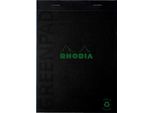Cactus 16692C Rhodia Blocco Note Greenpad, Din A5, Foderato, Nero
