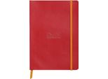 Rhodia 117820C Quaderno Rhodia Rhodiarama, Din A5, A Scacchi, Papavero