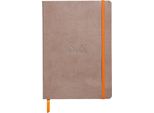 Rhodia 117818C Quaderno Rhodia Rhodiarama, Din A5, A Scacchi, Tortora