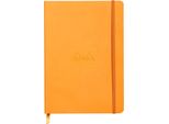 Rhodia 117821C Taccuino Rhodia Rhodiarama, Din A5, A Scacchi, Arancione