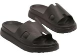 Pantofole Da Donna Pantofole Da Giardino Scarpe Da Bagno Schiuma Pantofole Da Bagno Roma Nero Taglia 40/41