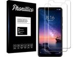 Vetro Temperato Per Xiaomi Redmi Note 6 Pro [2 Pezzi] Pellicola Protettiva Dello Schermo Antigraffio Vetro Resistente Phonillico®