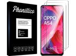 Vetro Temperato Per Oppo A54 5G [2 Pezzi] Pellicola Protettiva Dello Schermo Antigraffio Vetro Resistente Phonillico®
