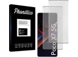 Vetro Temperato Per Xiaomi Poco X7 5G [2 Pezzi] Pellicola Protettiva Dello Schermo Antigraffio Vetro Resistente Phonillico®