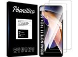 Vetro Temperato Per Xiaomi Redmi Note 11 Pro+ 5G - Redmi Note 11 Pro Plus 5G [2 Pezzi] Pellicola Protettiva Antigraffio Resistente Phonillico®