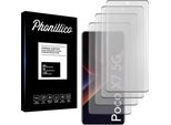 Vetro Temperato Per Xiaomi Poco X7 5G [4 Pezzi] Pellicola Protettiva Dello Schermo Antigraffio Vetro Resistente Phonillico®