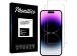 Vetro Temperato Per Iphone 15 [2 Pezzi] Pellicola Protettiva Dello Schermo Antigraffio Vetro Resistente Phonillico®