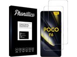 Vetro Temperato Per Xiaomi Poco F6 5G [2 Pezzi] Pellicola Protettiva Dello Schermo Antigraffio Vetro Resistente Phonillico®