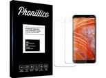 Vetro Temperato Per Nokia 3.1 Plus [2 Pezzi] Pellicola Protettiva Dello Schermo Antigraffio Resistente Al Vetro Phonillico®
