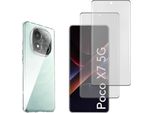 Custodia Per Xiaomi Poco X7 5G Con 2 Protezioni In Vetro Temperato Phonillico®